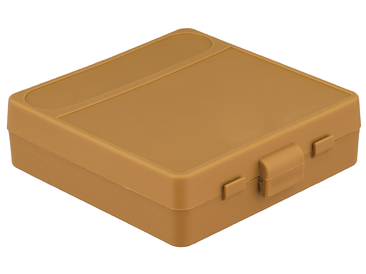 Кейс ShotTime BX-906-100 патронов 9x18/9mm Luger/10x28/9ммP,A 120x120х35мм койот - фото 1