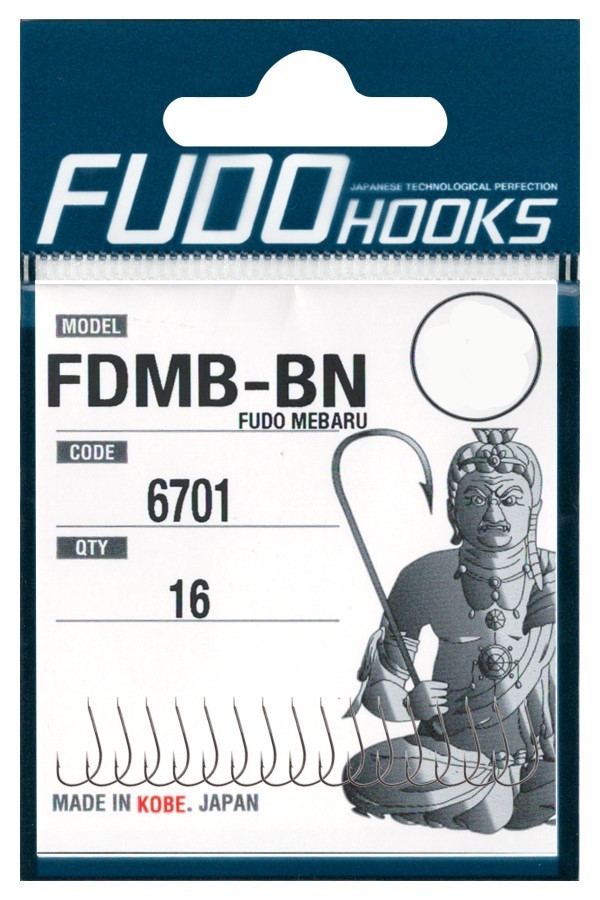 Крючки Fudo Mebaru FDMB-BN 6701 BN №8  - фото 1