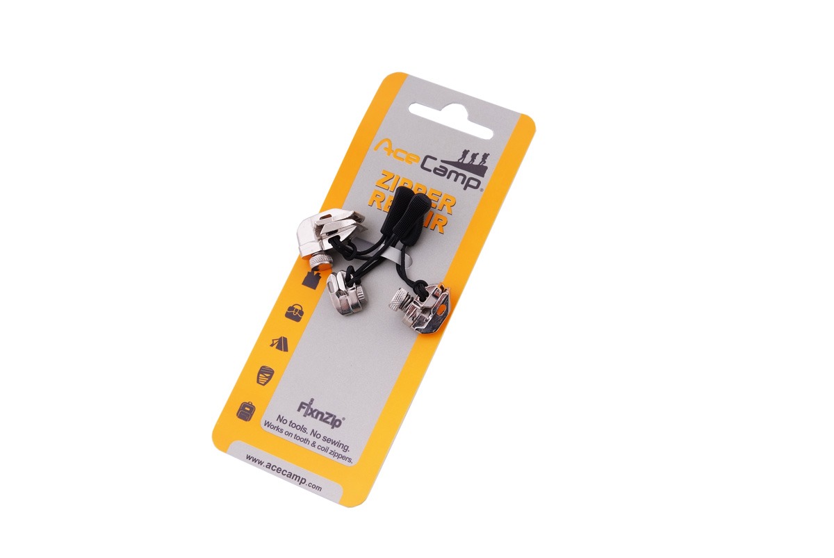 Комплект ремнабор Acecamp для застёжек-молний zipper Repair никел 3 размера - фото 1