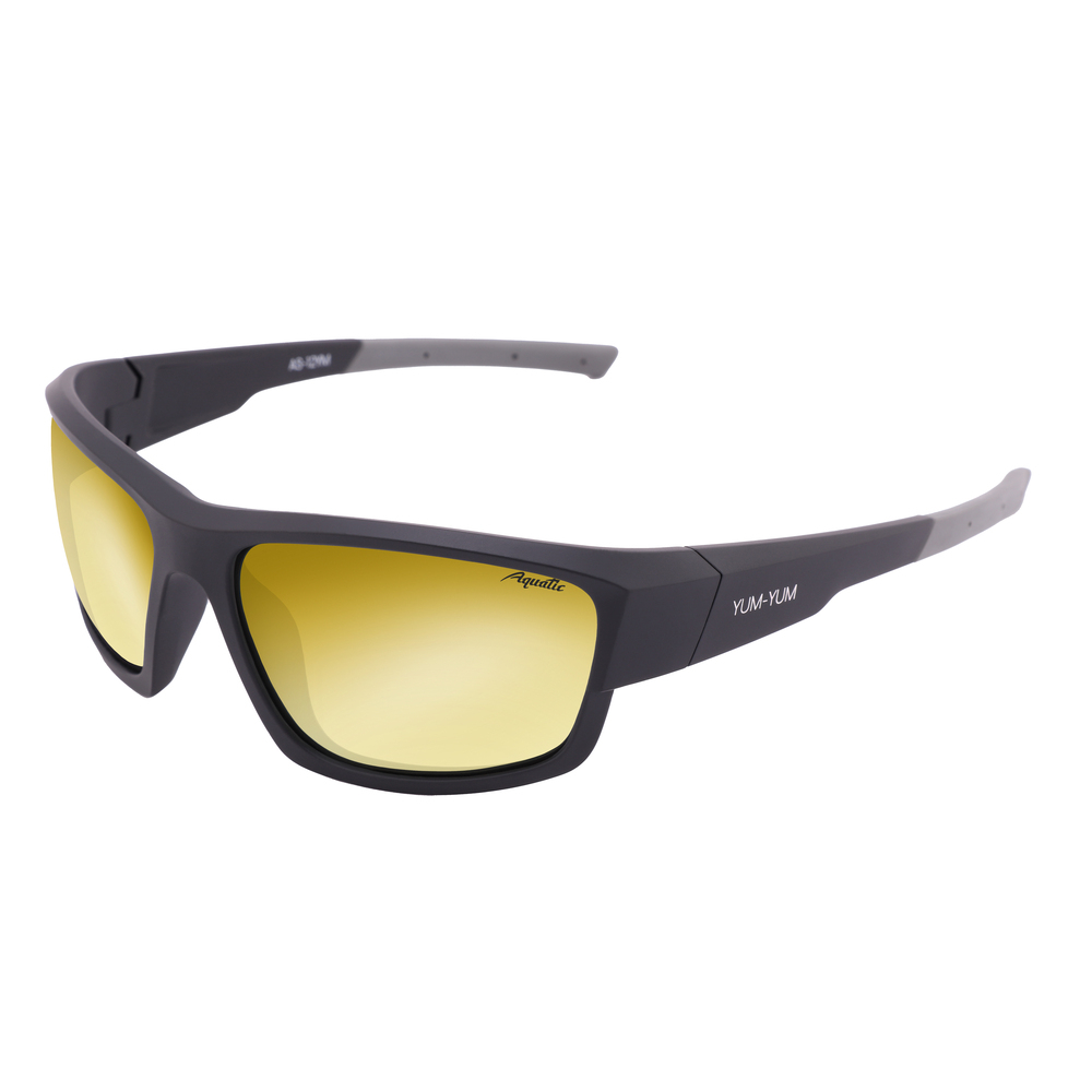 Очки Aquatic Yum-Yum желтые зеркальное покрытие - фото 1