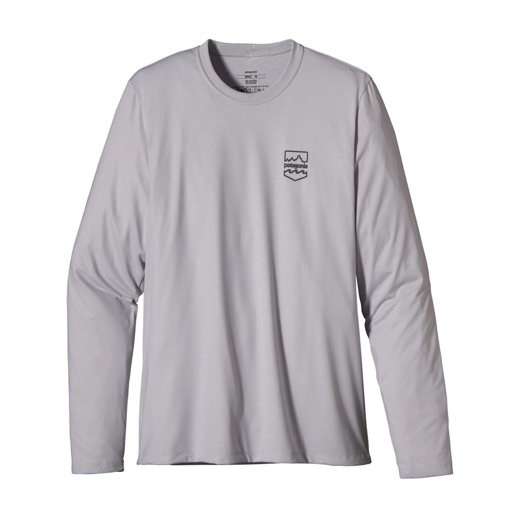 Футболка Patagonia polarized tee long sleeved grey  - фото 1