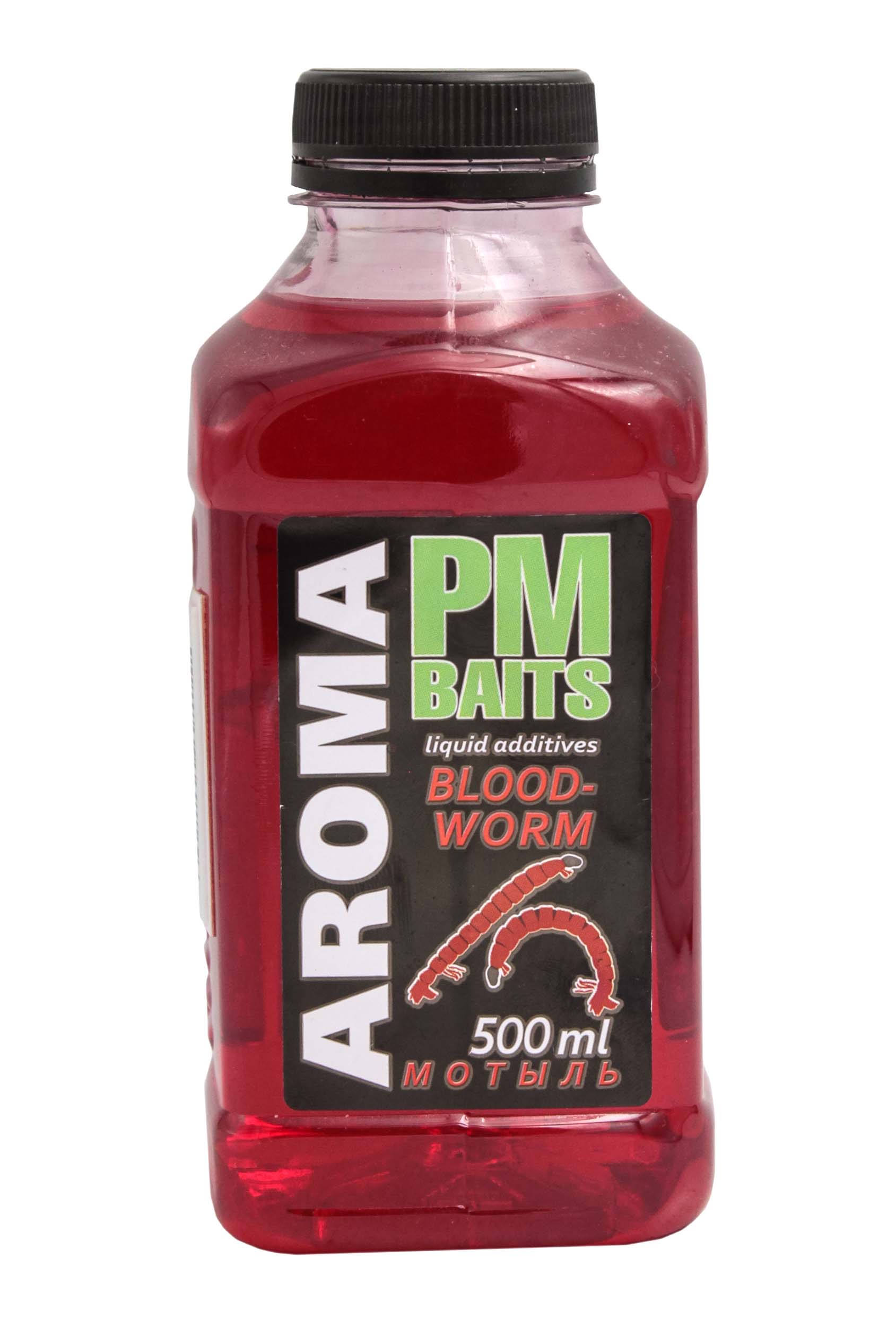 Ликвид MINENKO PMbaits Aroma 0,5л Bloodworm мотыль - фото 1