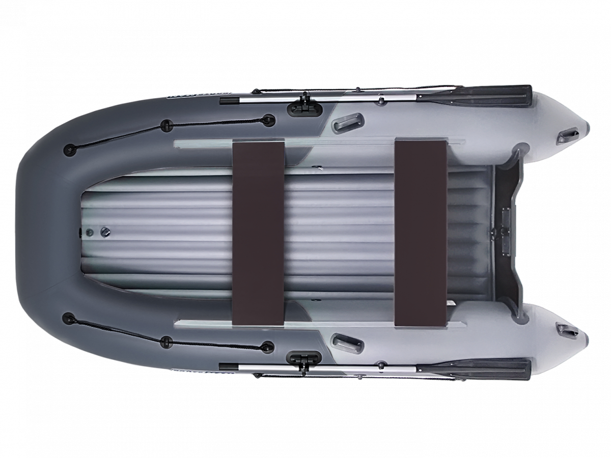 Лодка Boatsman BT350A НДНД надувная серо-графитовый - фото 1