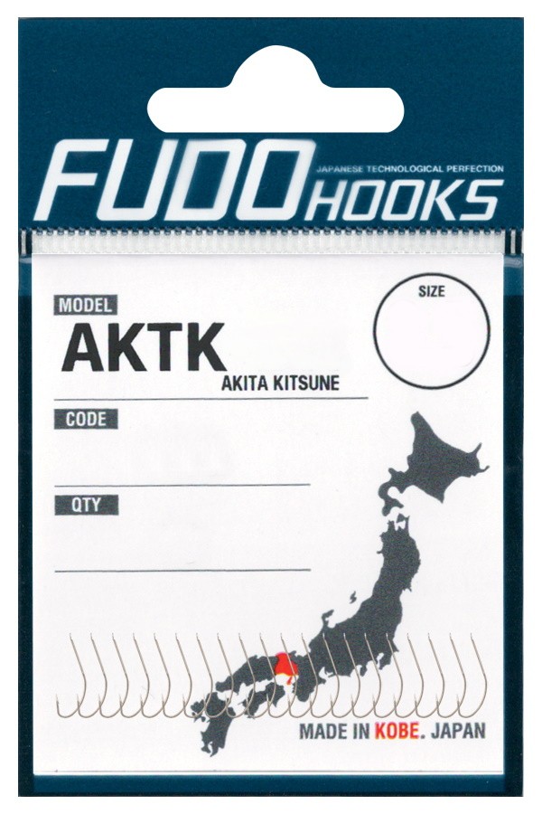 Крючки Fudo Akita Kitsune AKTK-BN 1401 BN №10  - фото 1