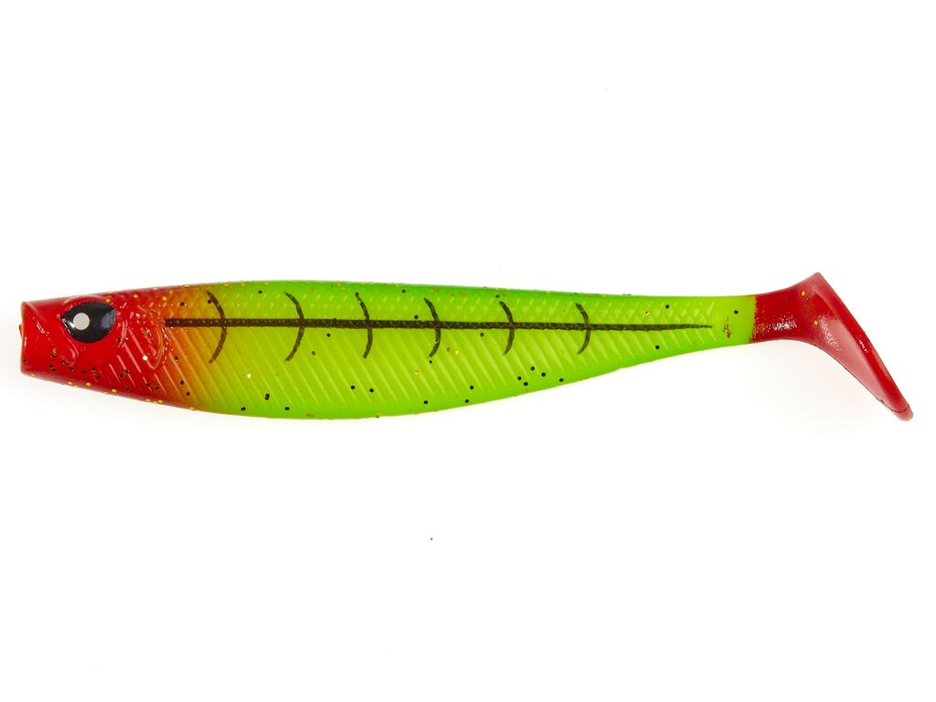Приманка Lucky John Red Tail Shad 3,5" PG15 5шт в уп - фото 1