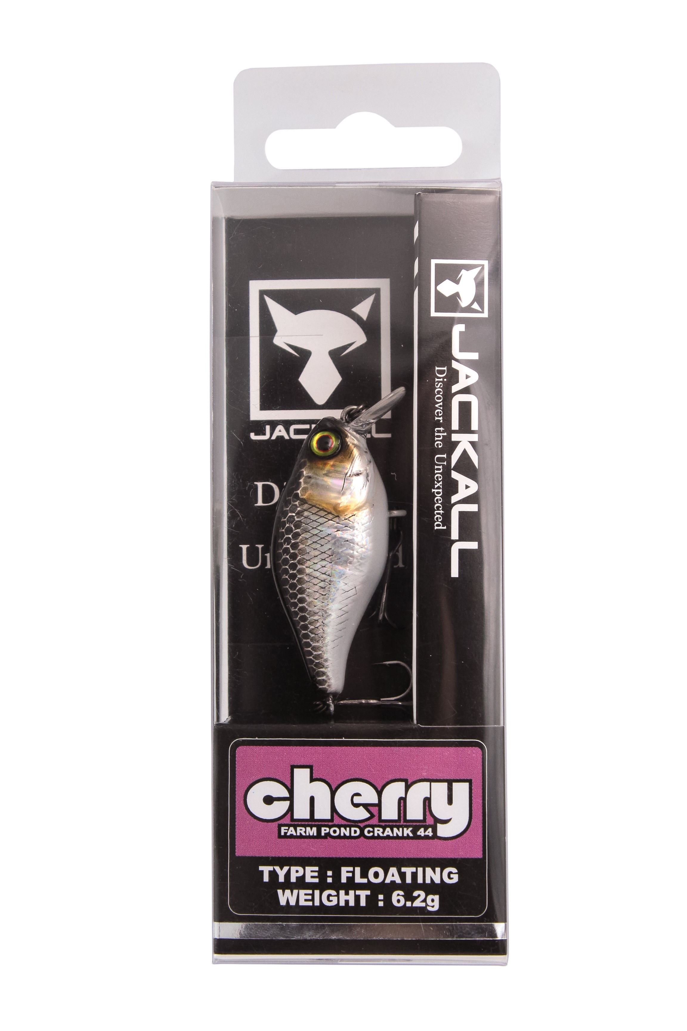 Воблер Jackall Cherry 44мм hl silver/black - фото 1