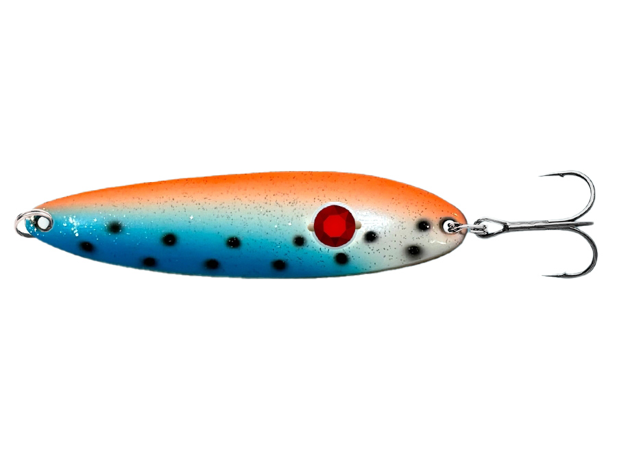 Блесна Sprut Pluto Crystal Spoon 90мм 28гр BWO - фото 1