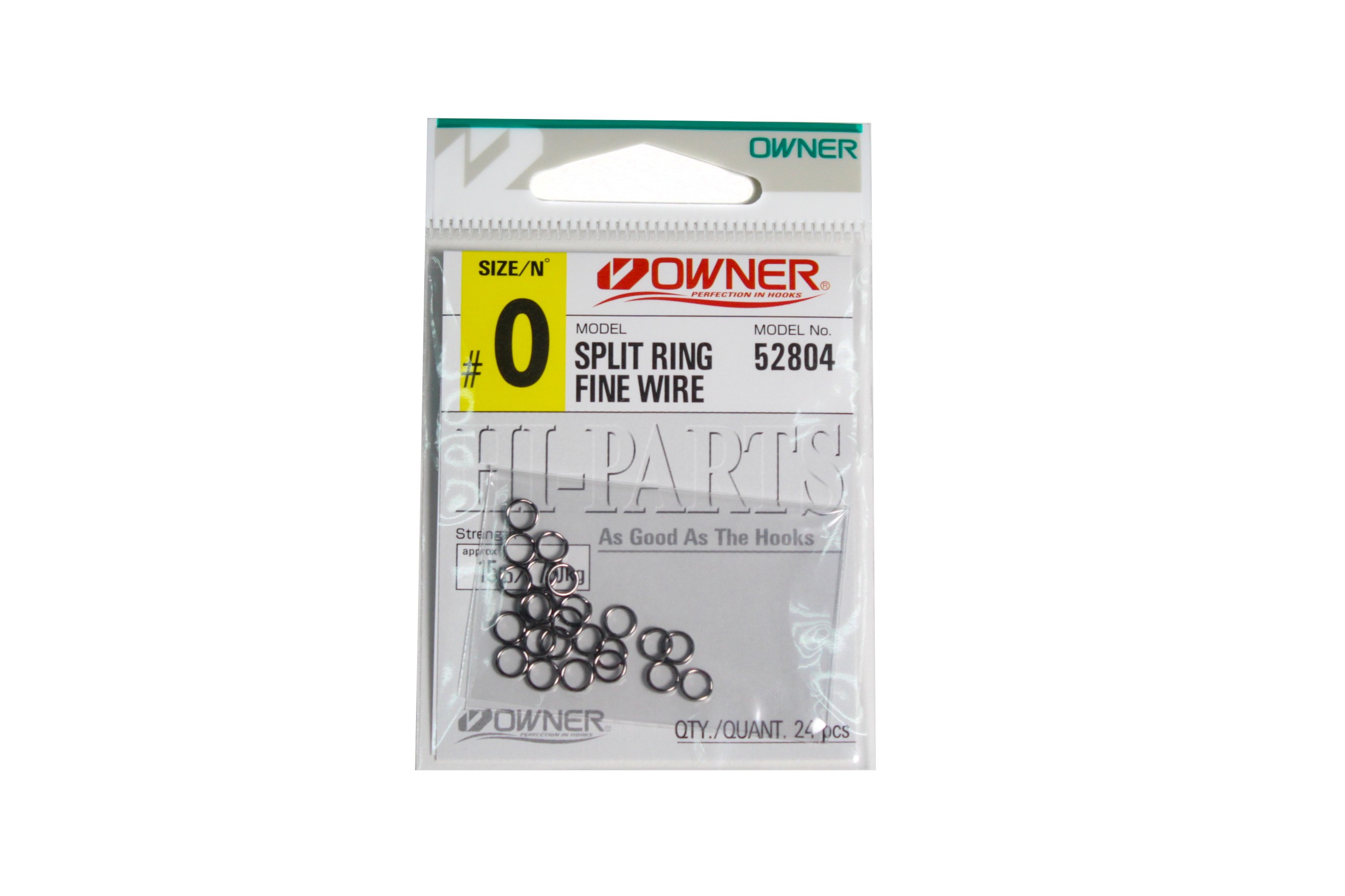 МП Заводное кольцо OWNER 52804 SPLIT RING FINE WIRE #0 (7 кг) - фото 1