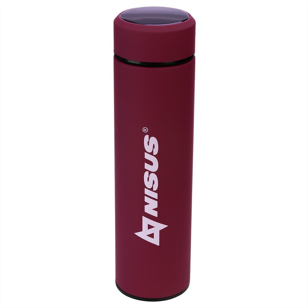 МП Термос 049-R 450ML с термодатчиком красный (N.TM-049-R) Nisus - фото 1