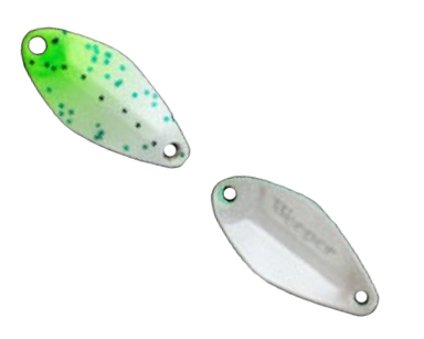 Блесна Nories Masukuroto Weeper 1,5гр цв.066 Chartreuse Glitter / Perl - фото 1