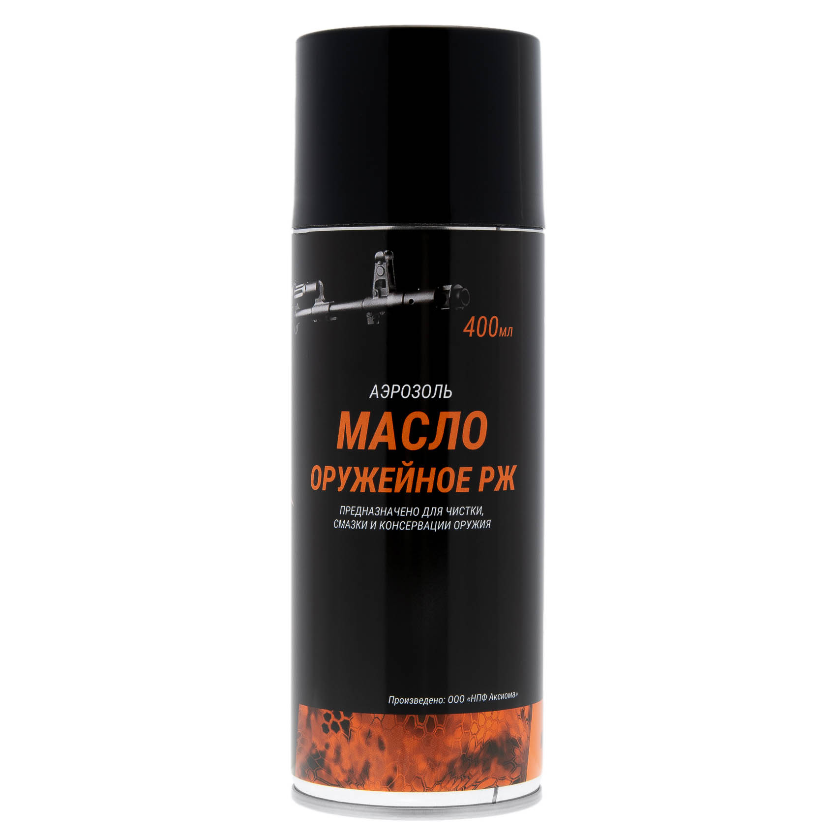 МП Масло "Axioma" оружейное РЖ, аэрозоль 400мл. (12шт/уп) - фото 1