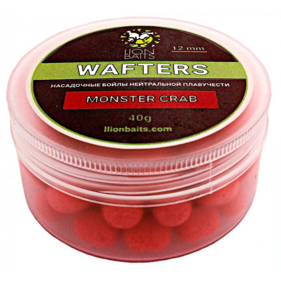 Бойлы Lion Baits Wafters monster crab 12мм
