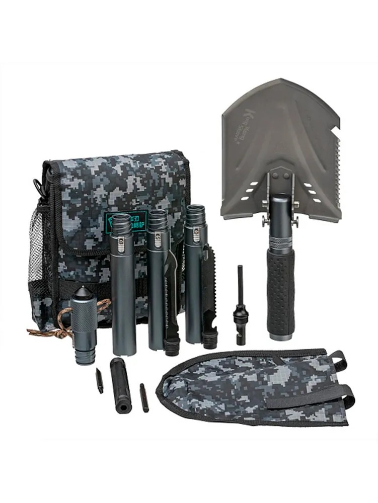 Лопата Helios складная многофункциональная 88см A-J-10.1 - фото 1