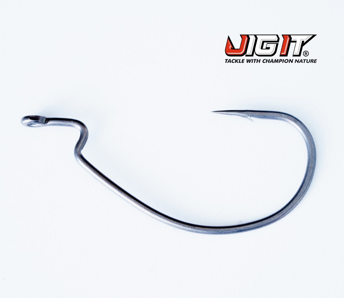 МП Крючок офсетный Jig It Worm Offset, 10шт/уп. №2/0, цв. Тефлон - фото 1