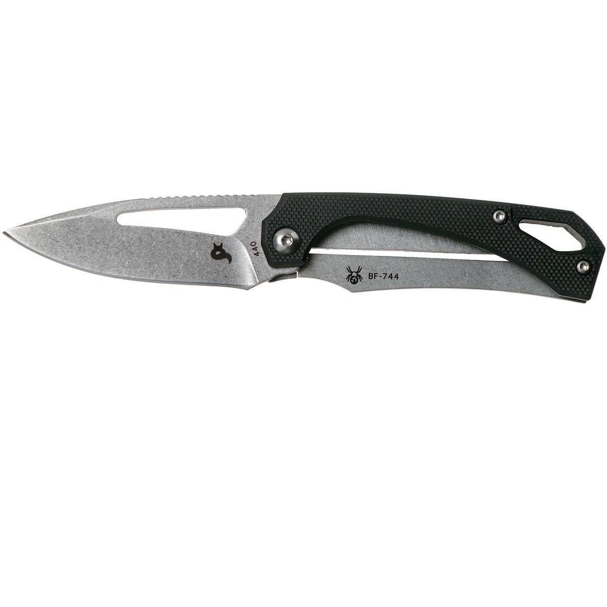 Нож Fox Knives Racli складной сталь 440 6см рукоять G10 черный - фото 1