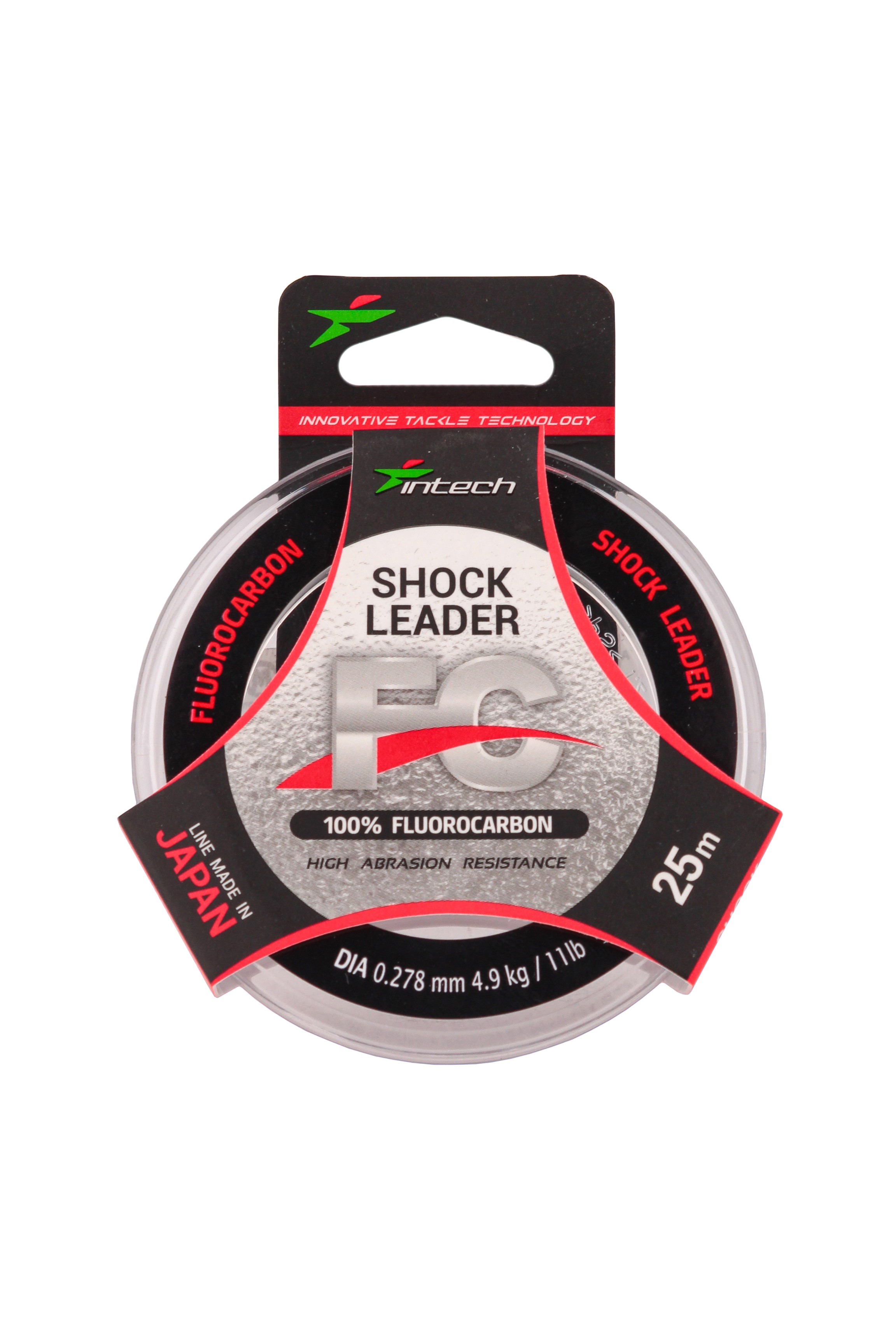 Леска Intech FC Shock Leader 25м 0.278мм 4,9кг 11lb - фото 1