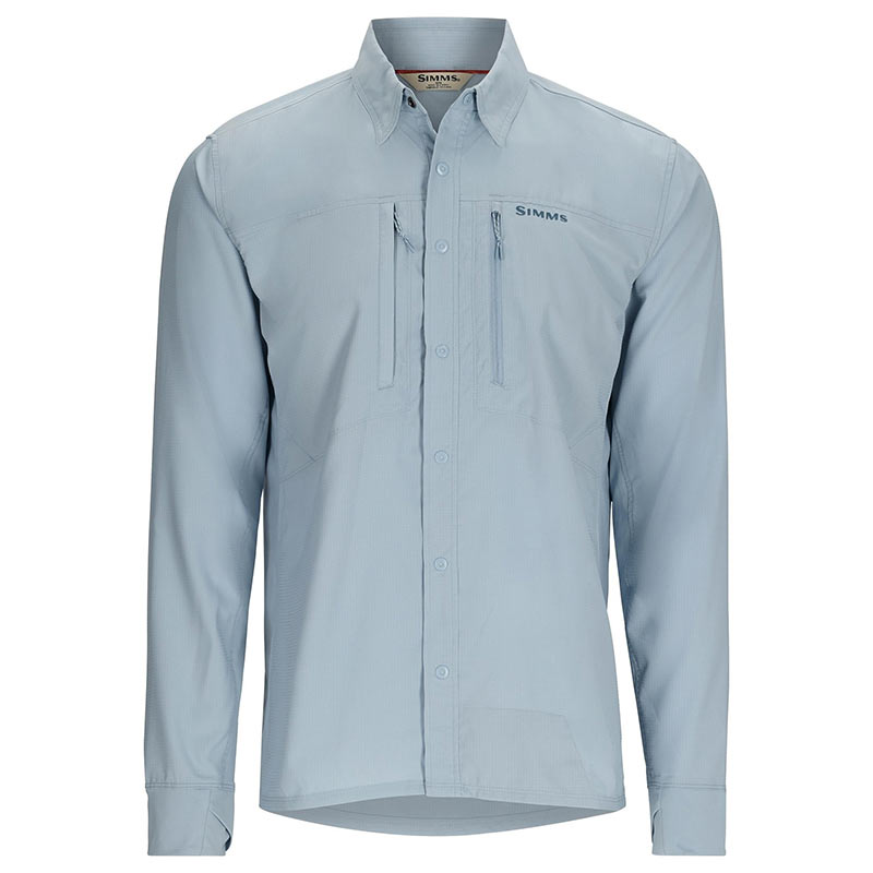 Рубашка Simms Intruder BiComp Fishing Shirt Steel Blue  - фото 1