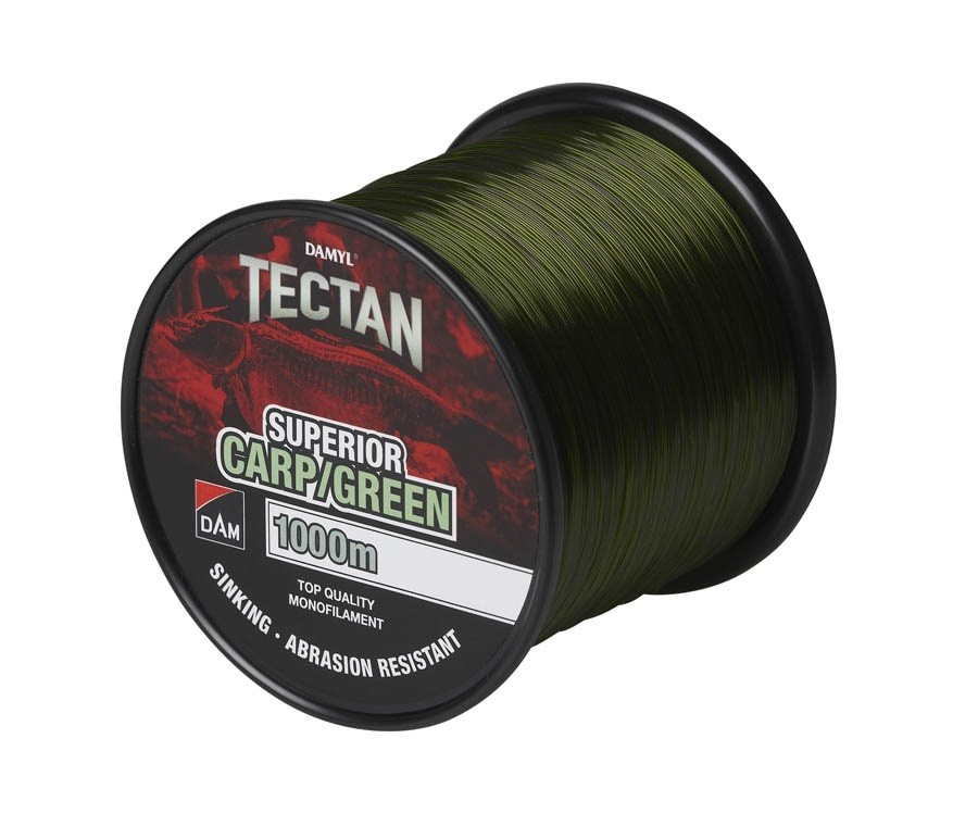 Леска DAM Tectan Superior Carp 1000м 0,30мм 7,0кг 15lb green - фото 1