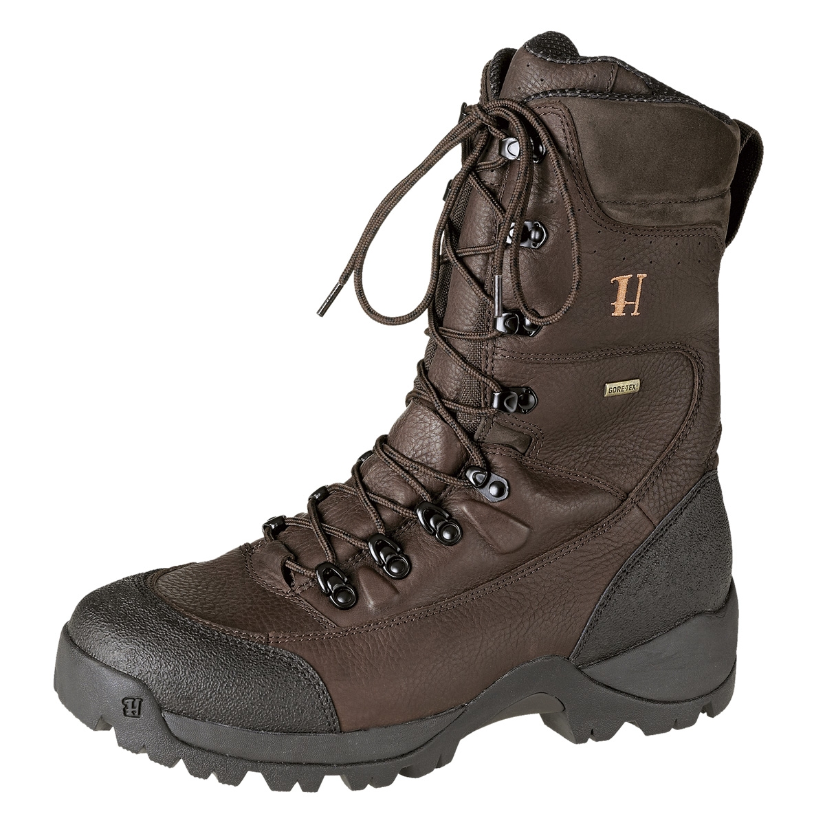 Ботинки Harkila Big Game GTX 10 L insulated dark brown ( р.41 (8)) - фото 1