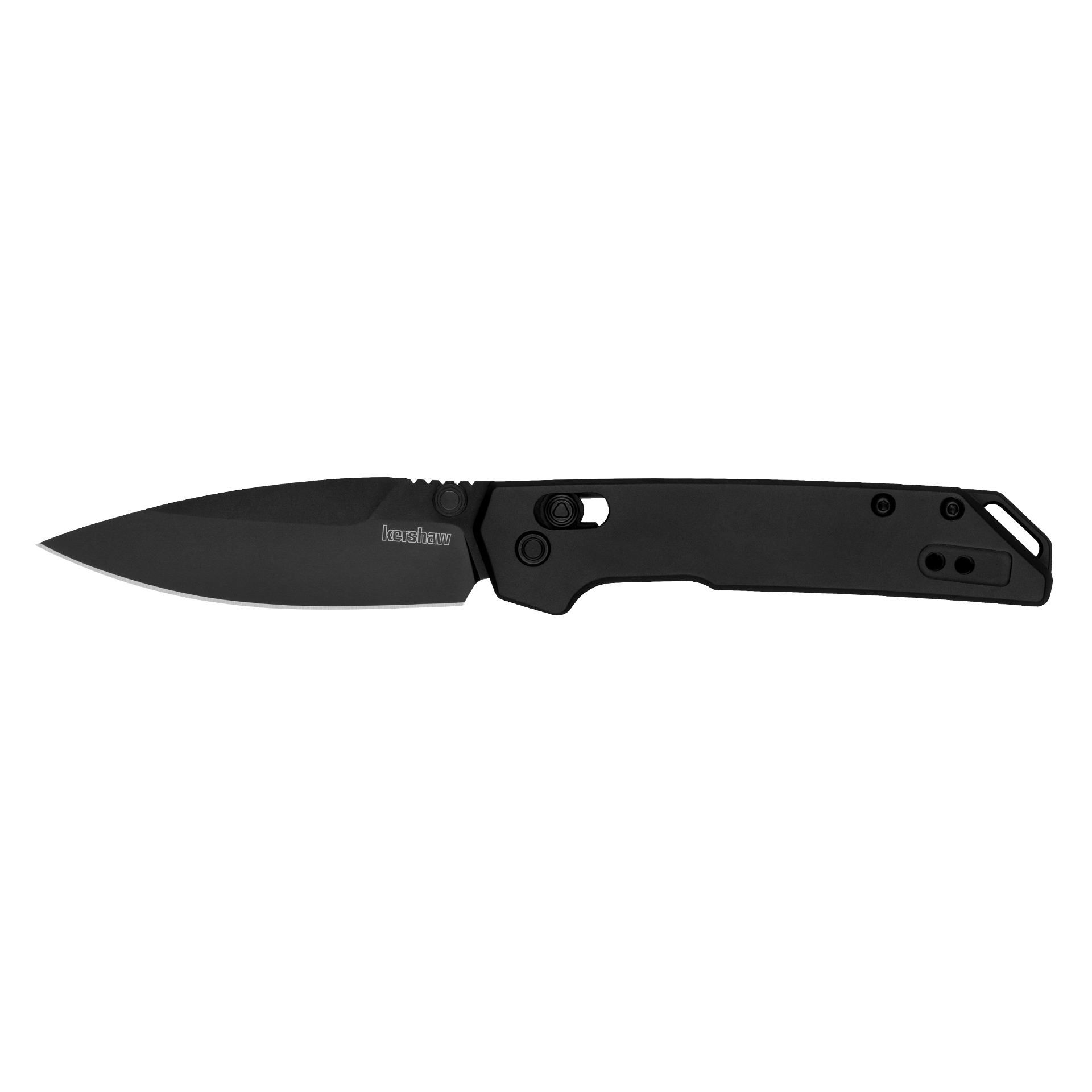 Нож Kershaw K2051BLK mini Iridium складной черный алюм сталь D2 - фото 1