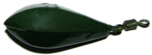 Груз УЛОВКА карповый Кегля 90гр темно-зеленый - фото 1