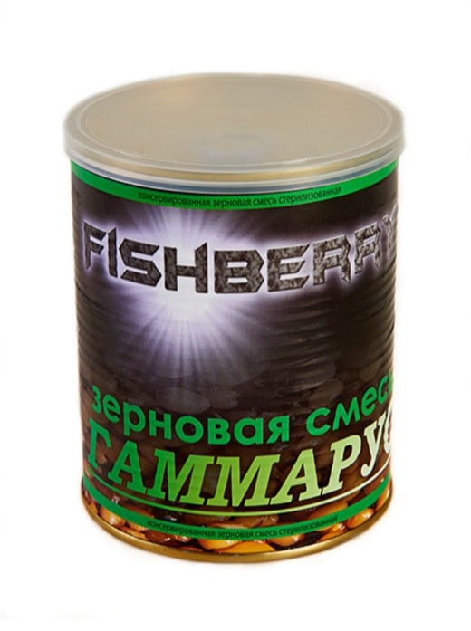 Консервированная зерновая смесь Fish Berry гаммарус 900мл - фото 1