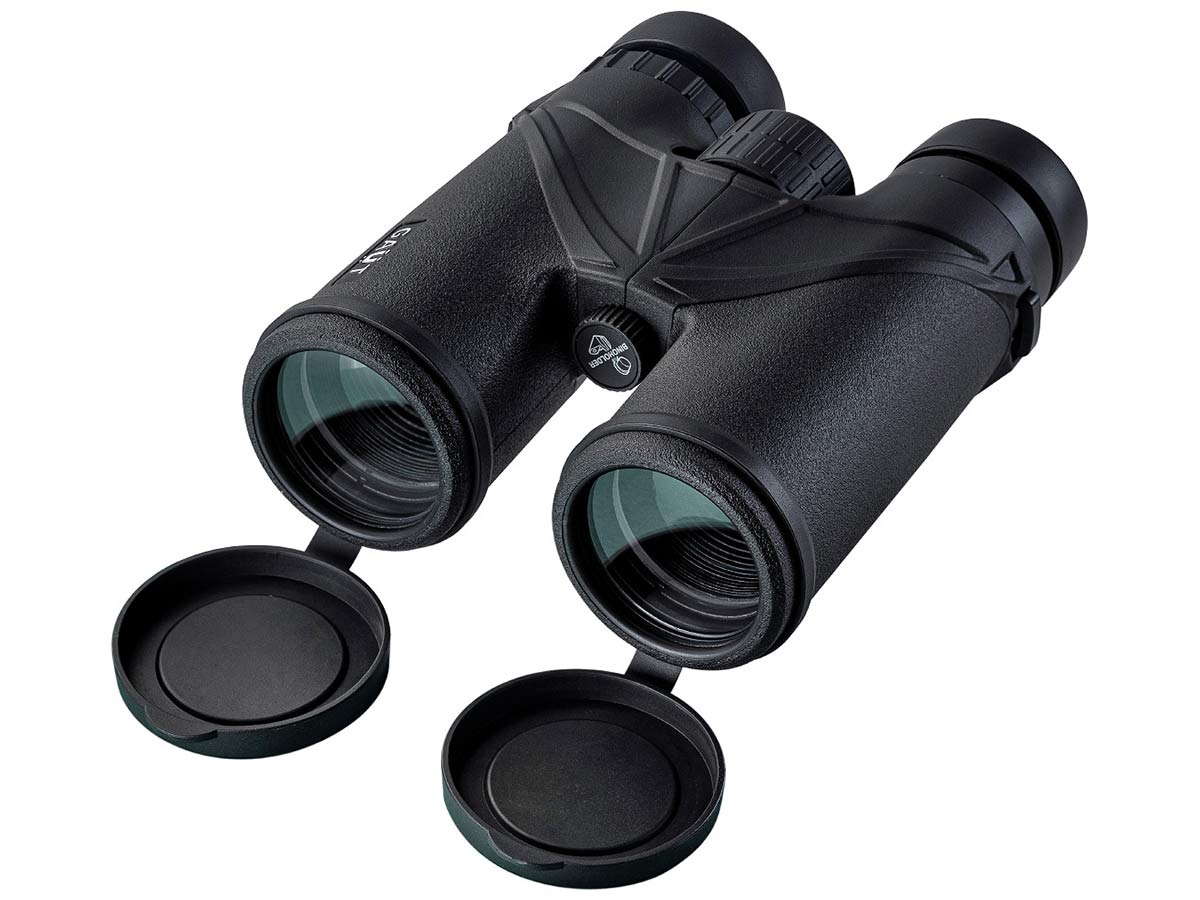 Бинокль Gaut Atlas 10х42 Waterproof Roof-призмы BK7 IPX6 черный - фото 1