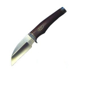 Нож Hiro фикс. клинок для рыбалки сталь AUS6A рук. дерево - фото 1