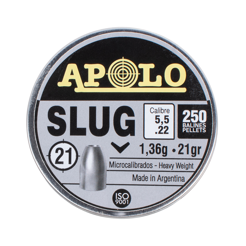 Пульки APOLO Slug 5,5 1,36 250шт - фото 1