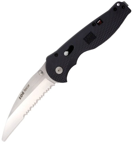 Нож SOG Flash-II Rescue складной клинок 8.9 см сталь AUS8 - фото 1