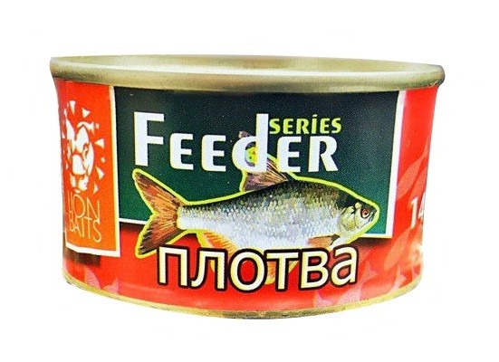 Консервированная зерновая смесь Lion Baits feeder плотва 140мл - фото 1