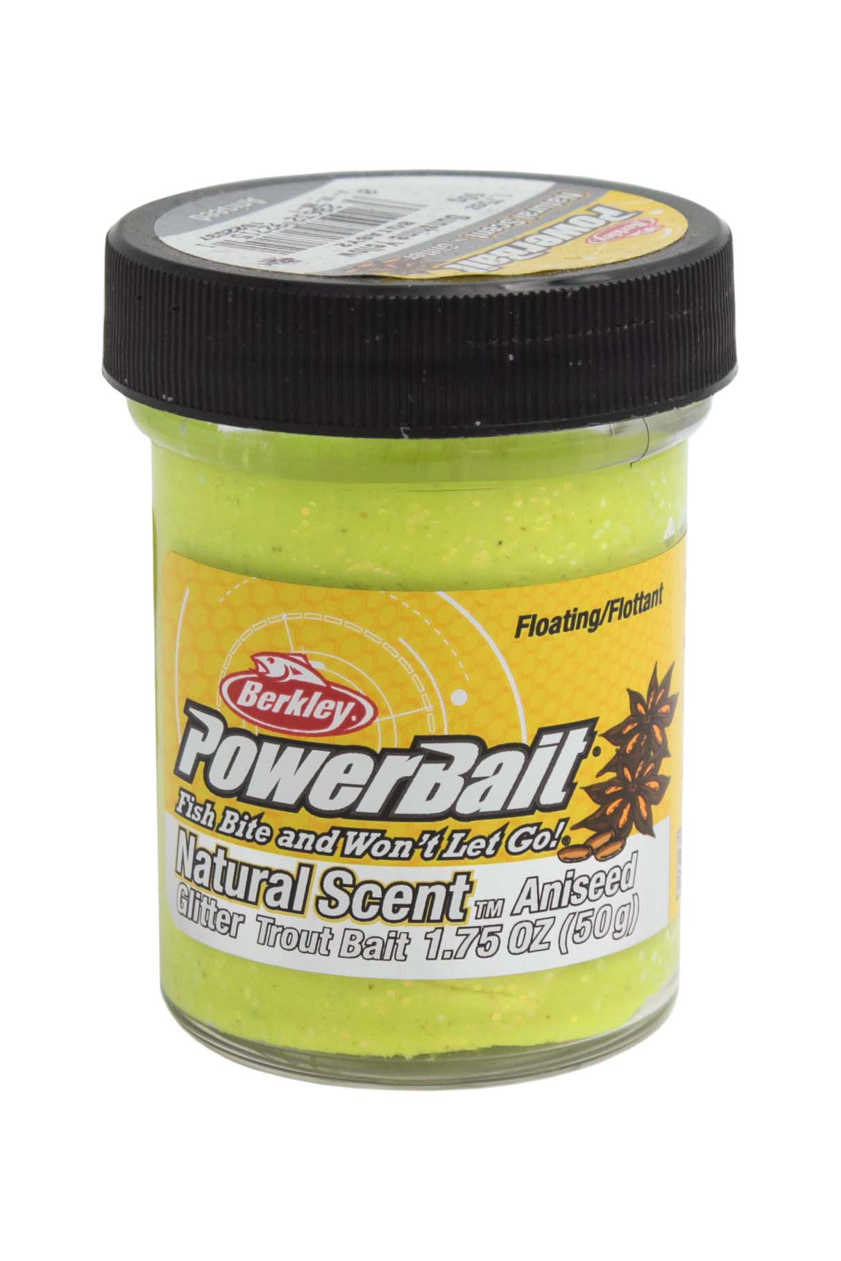 Паста Berkley Powerbait Natural Glitter Trout Bait 50гр Sunshine Yellow - фото 1