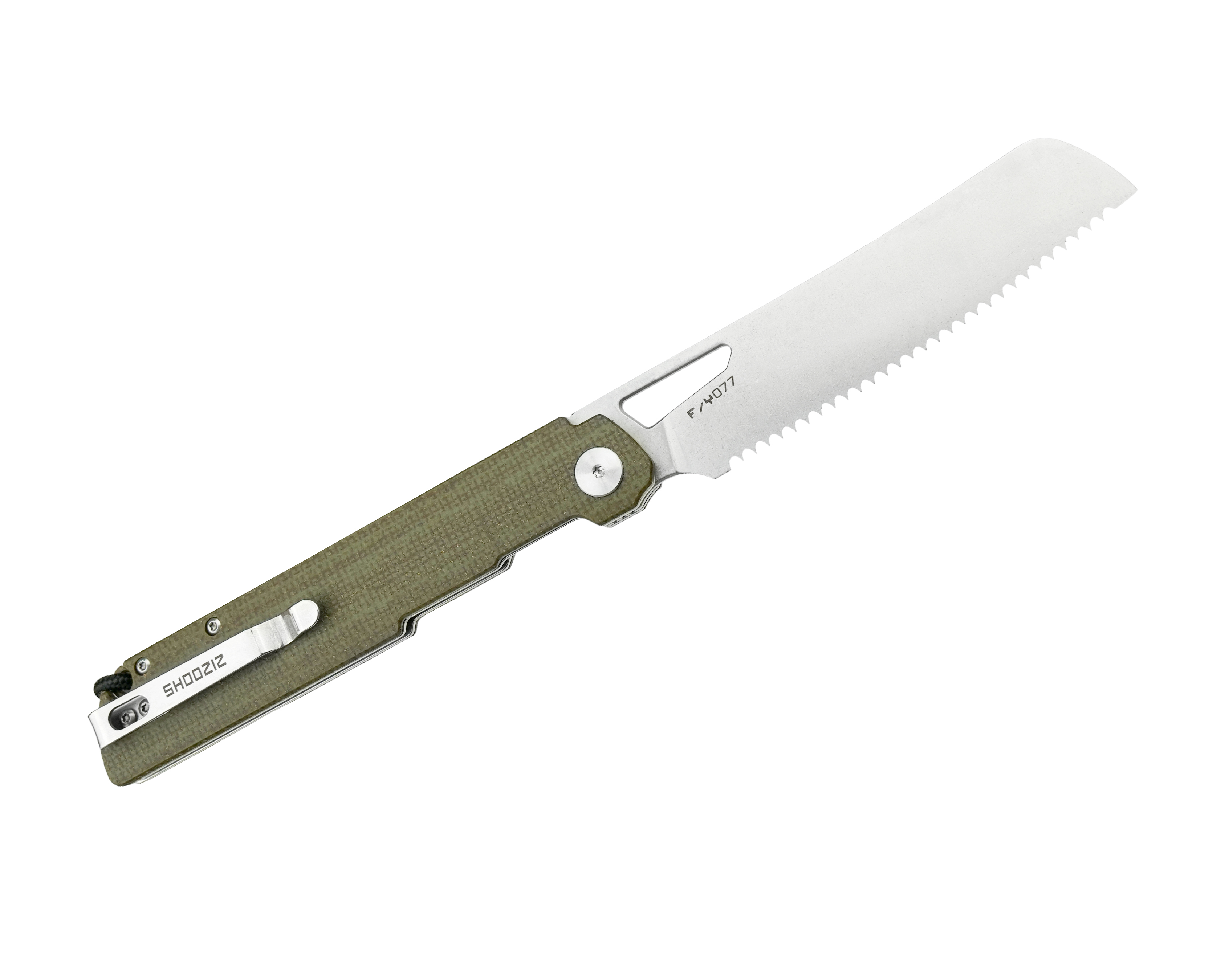 Нож SHOOZIZ XUN119D-G складной D2 рукоять G10+3D - фото 1