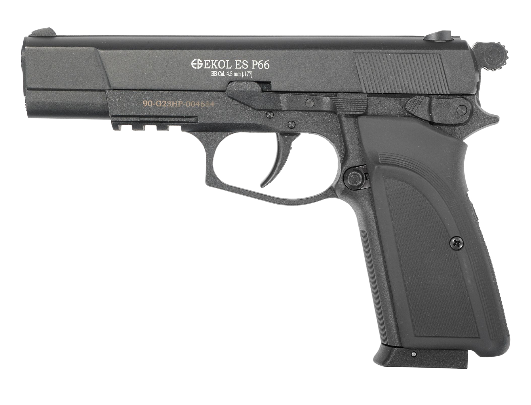 МП Пистолет Ekol ES P66 C black 4,5мм металл - фото 1