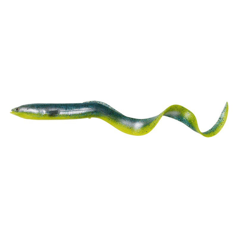 Приманка Savage Gear LB Real eel 15см 12гр bulk green yellow 1/30