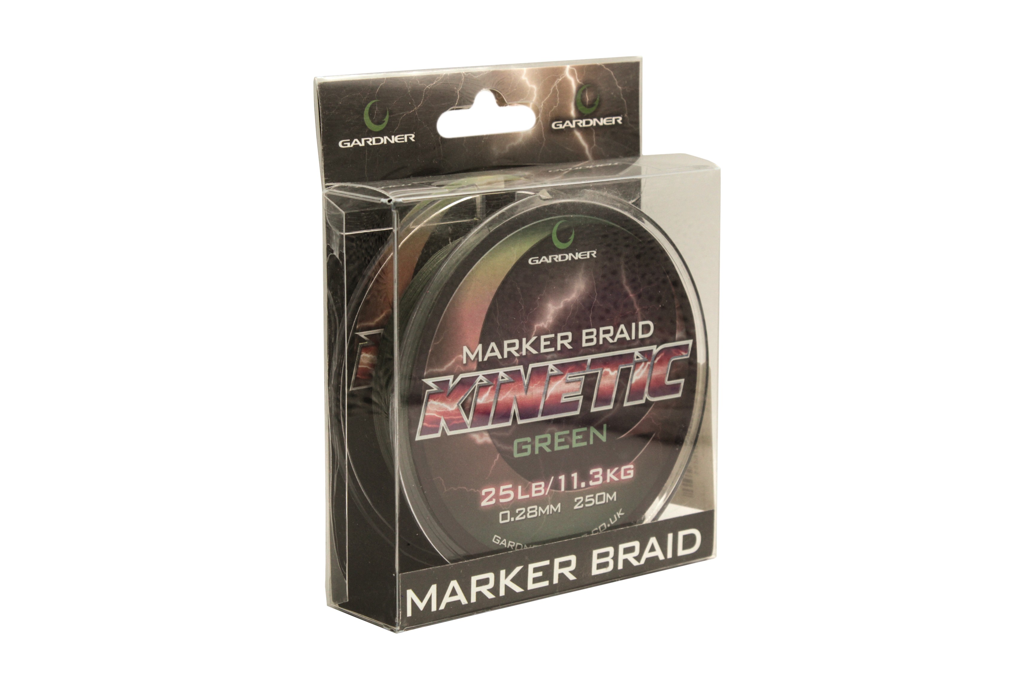 Шнур Gardner Kinetic marker braid 0,28мм 25lb