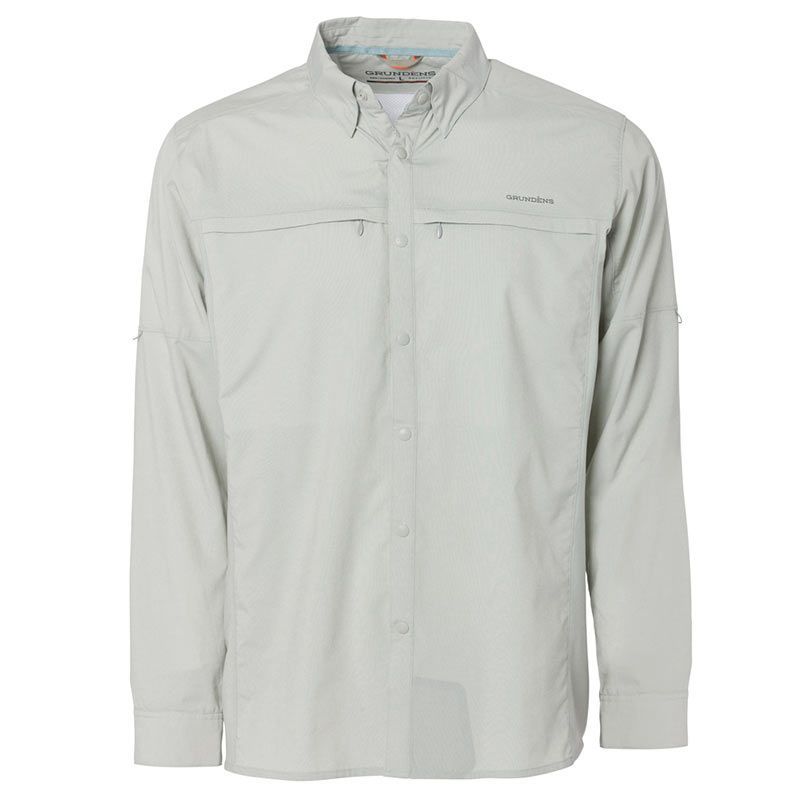 Рубашка Grundens Bayamo Cooling LS Shirt Overcast - фото 1