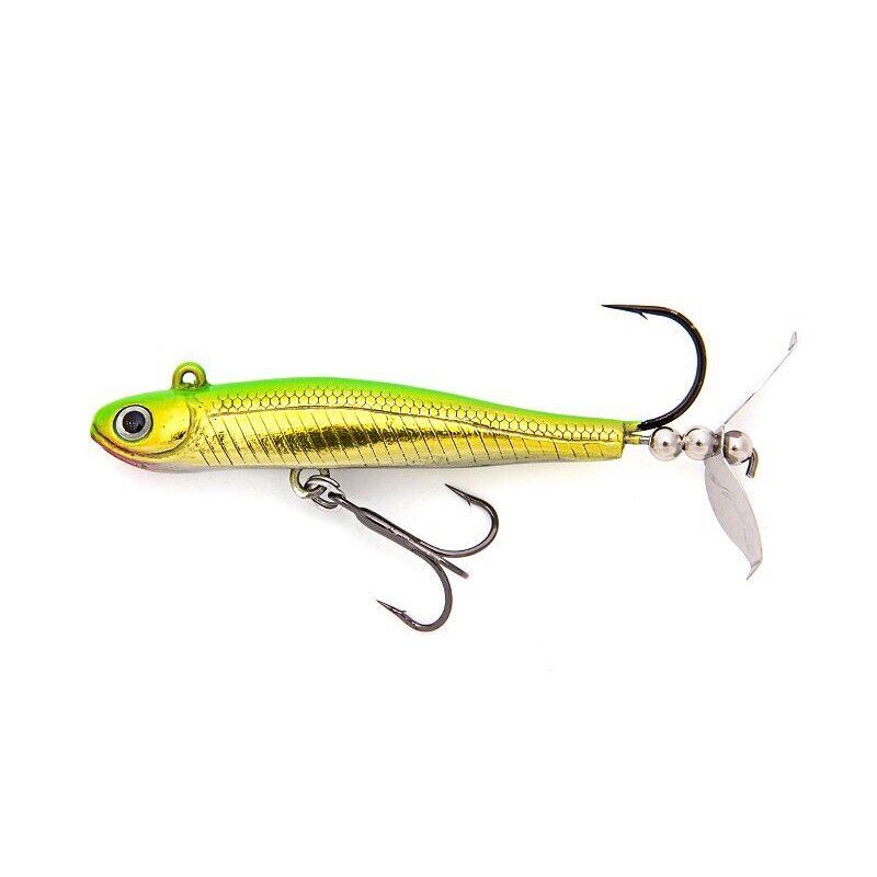 Воблер Nories Wrapping Minnow 8 гр Green Back Yellow Gold - фото 1