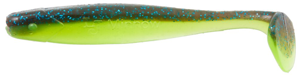 Приманка Lucky John виброхвост Pro Series minnow 2.2in 05.60 T53 10шт - фото 1