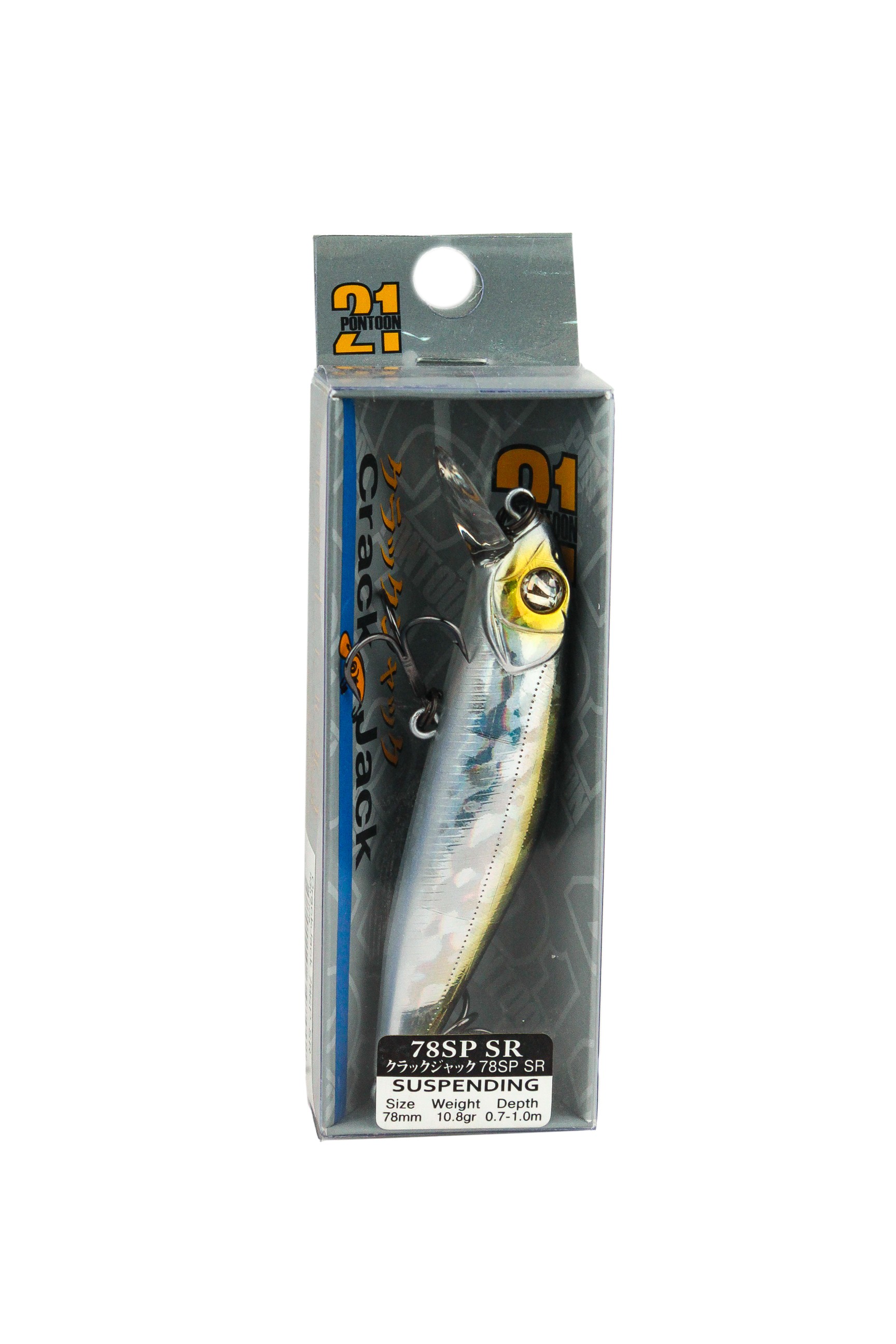 Воблер Pontoon21 Crack jack 78SP-SR 78мм 10,8гр 0,7-1,0м R30 - фото 1
