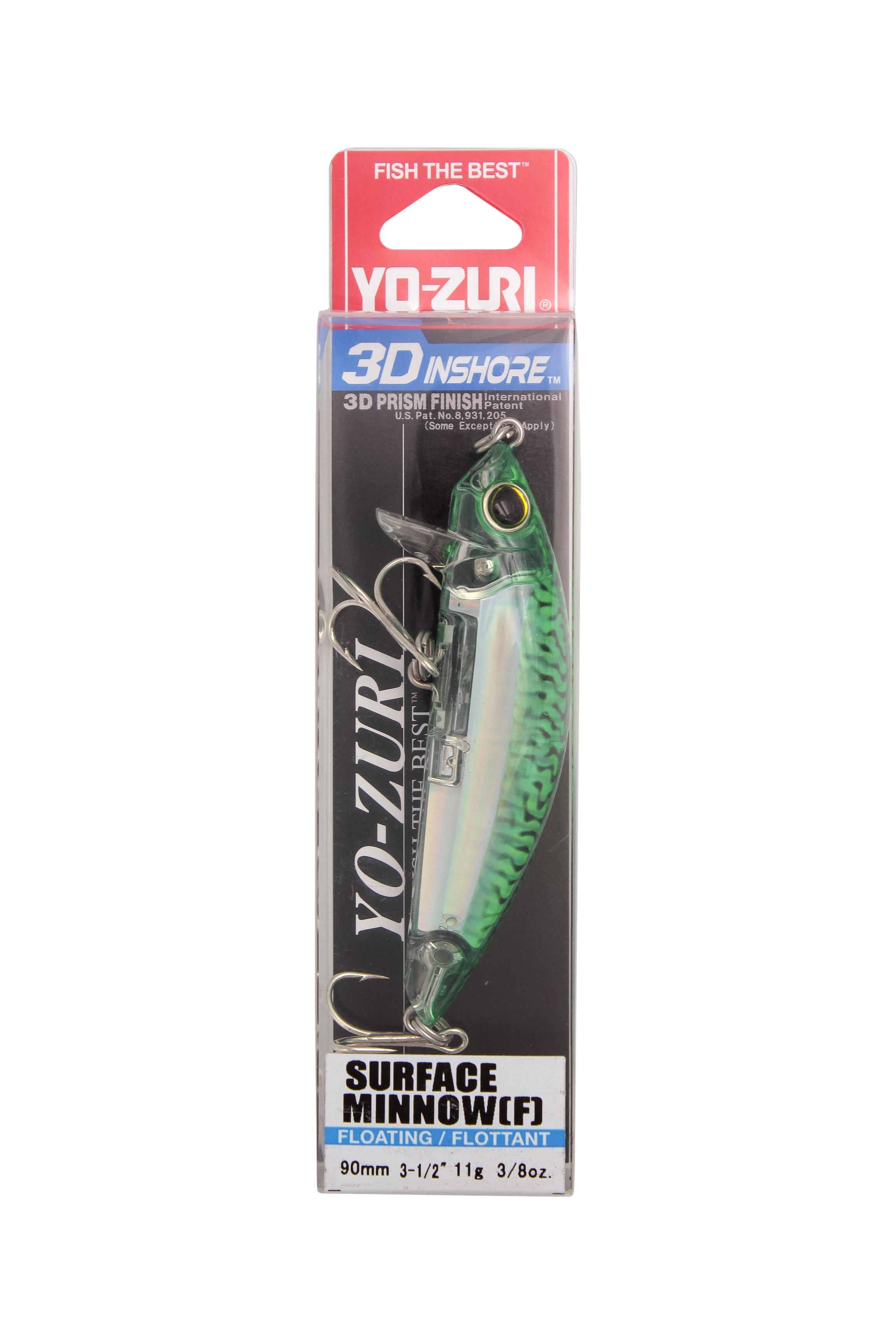 Воблер Yo-Zuri 3D Inshore surface minnow F 90мм R1215 HGM - фото 1