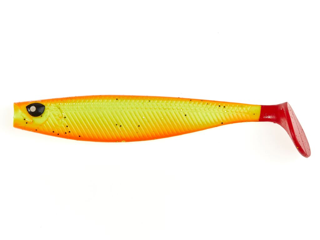 Приманка Lucky John Red Tail Shad 3,5&quot; PG03 5шт в уп - фото 1