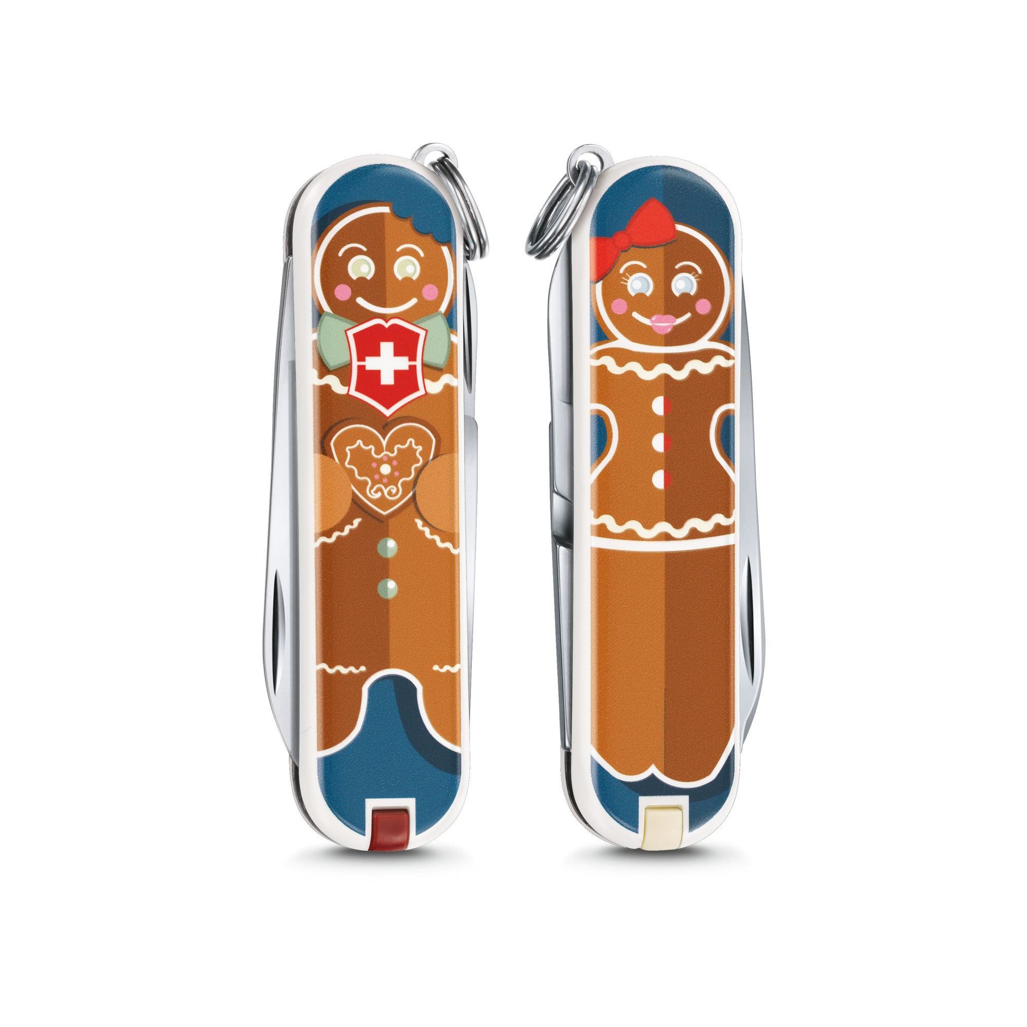 Нож Victorinox Classic Gingerbread Love 58мм 7 функций синий - фото 1