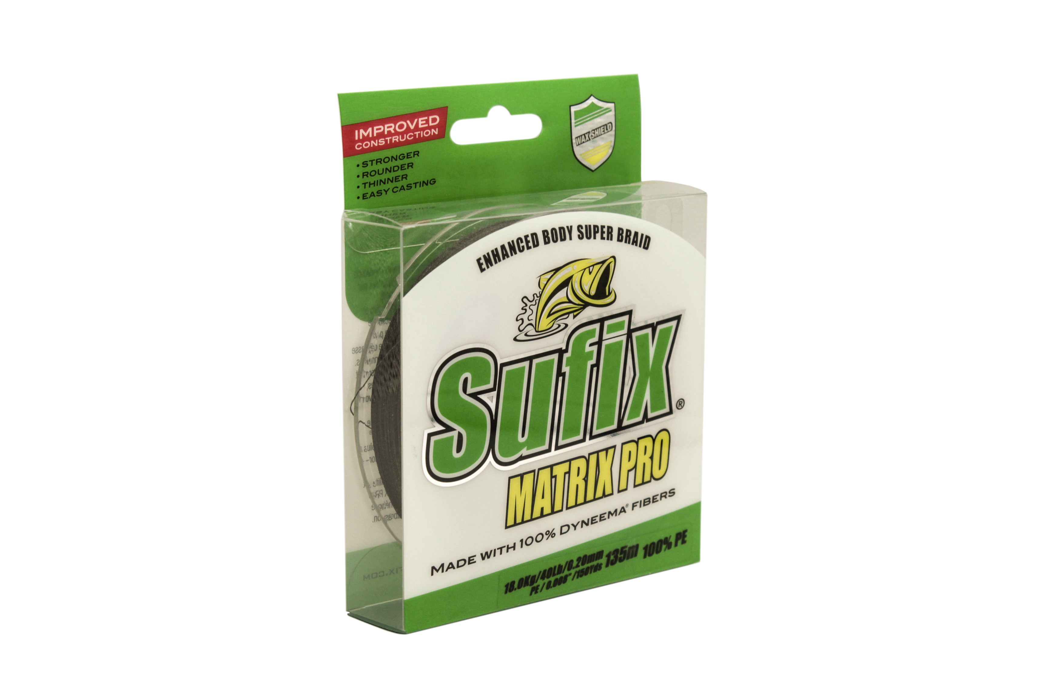 Шнур Sufix Matrix pro green 135м 0,20мм  - фото 1