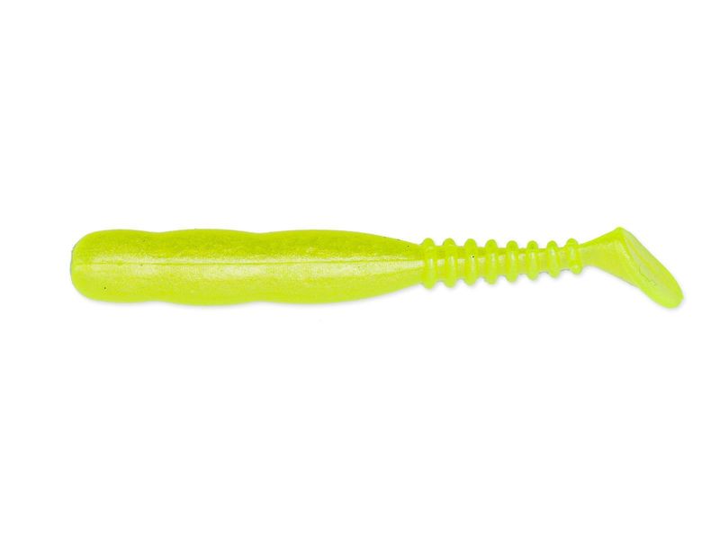 Приманка Reins 2&quot; Rockvibe Shad Chartreuse Pearl No Scent - фото 1