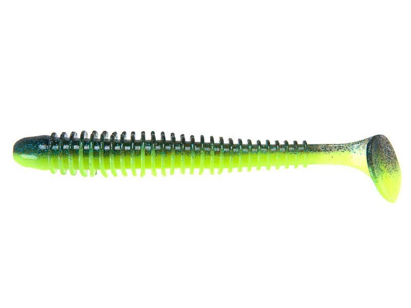 Приманка Keitech 4,5" Swing Impact - Chartreuse Thunder - фото 1
