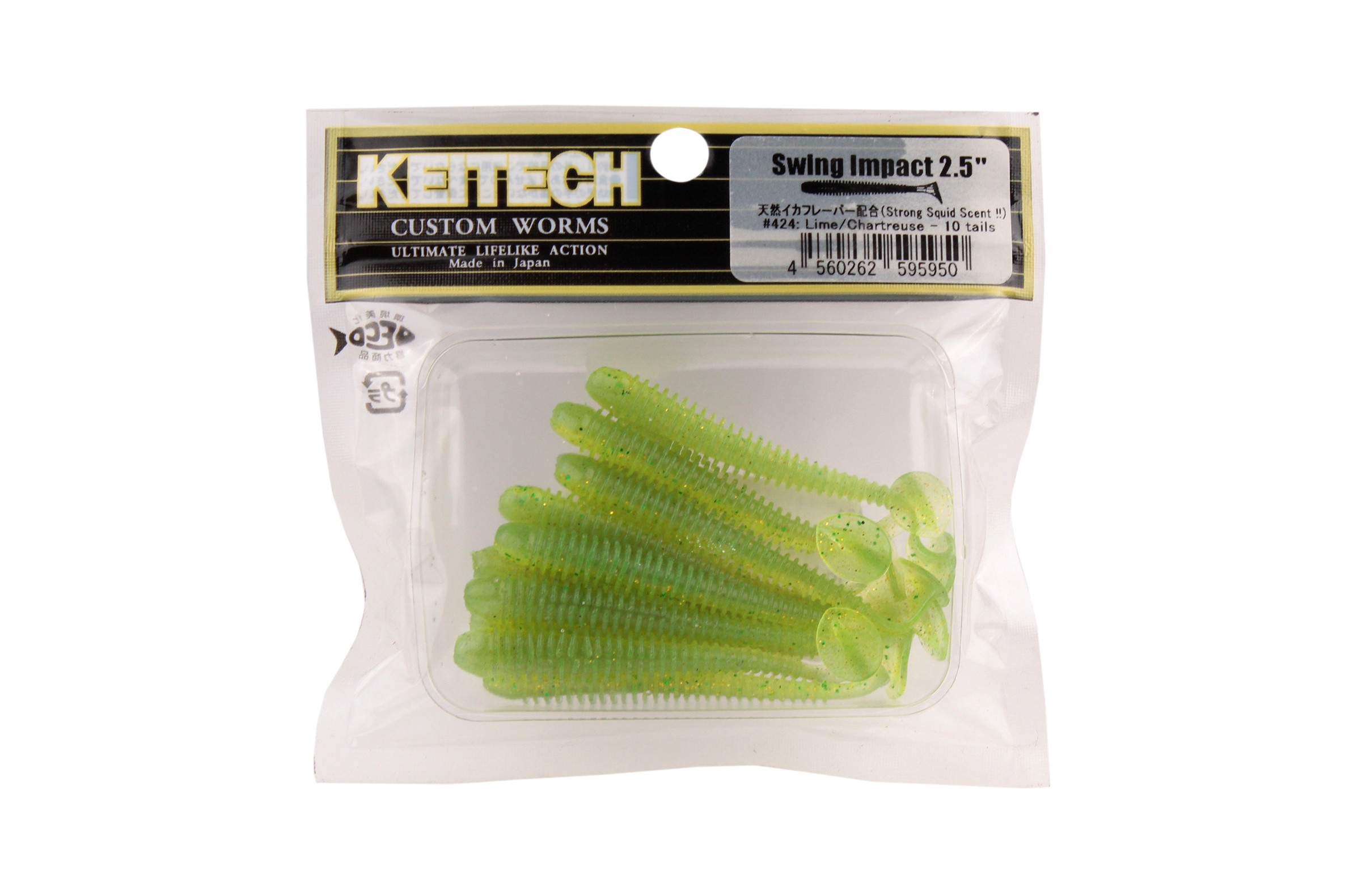 Приманка Keitech виброхвост Swing impact 2.5&quot; 424 - фото 1