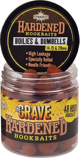 Бойлы Dynamite Baits Hardened Crave 15/20мм & dumbells 14 мм 100гр - фото 1