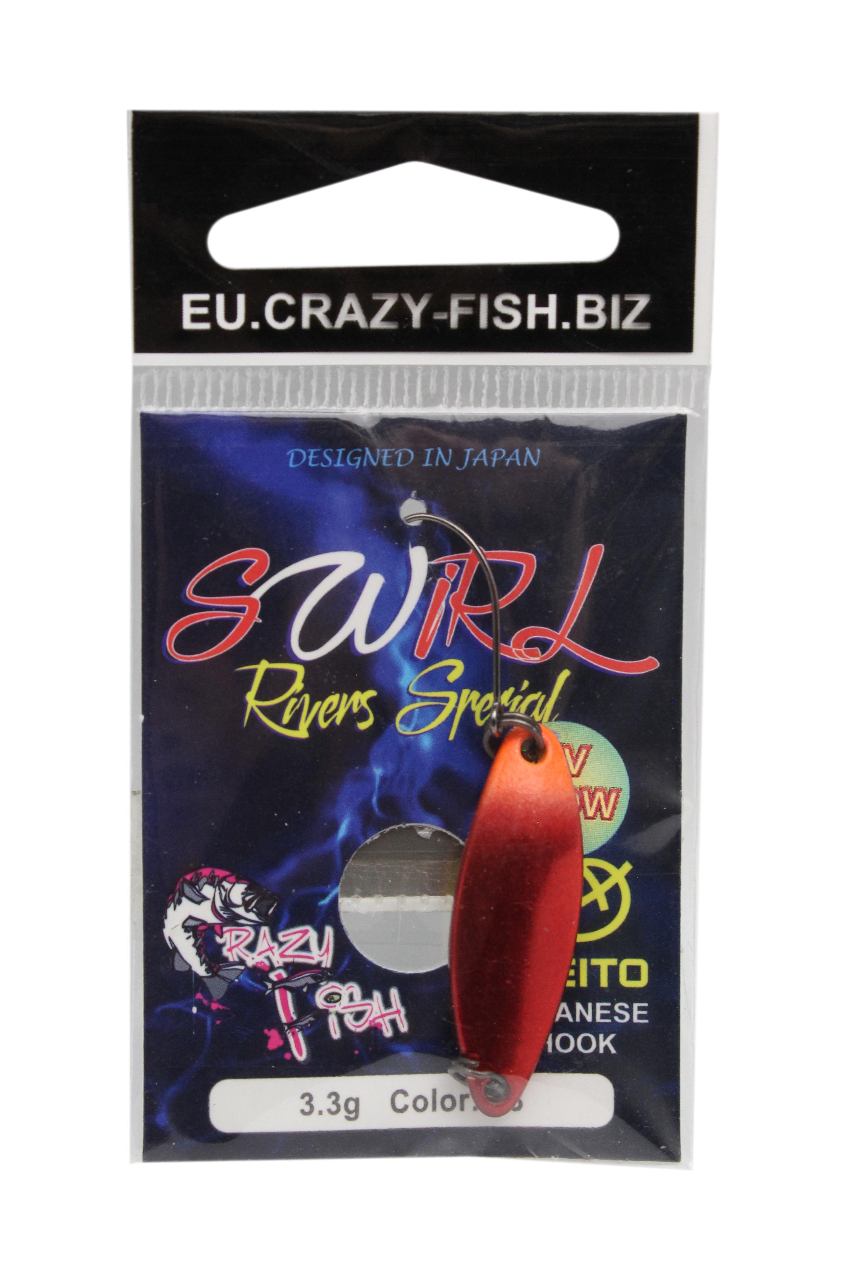 Блесна Crazy Fish Swirl №83 3.3гр - фото 1