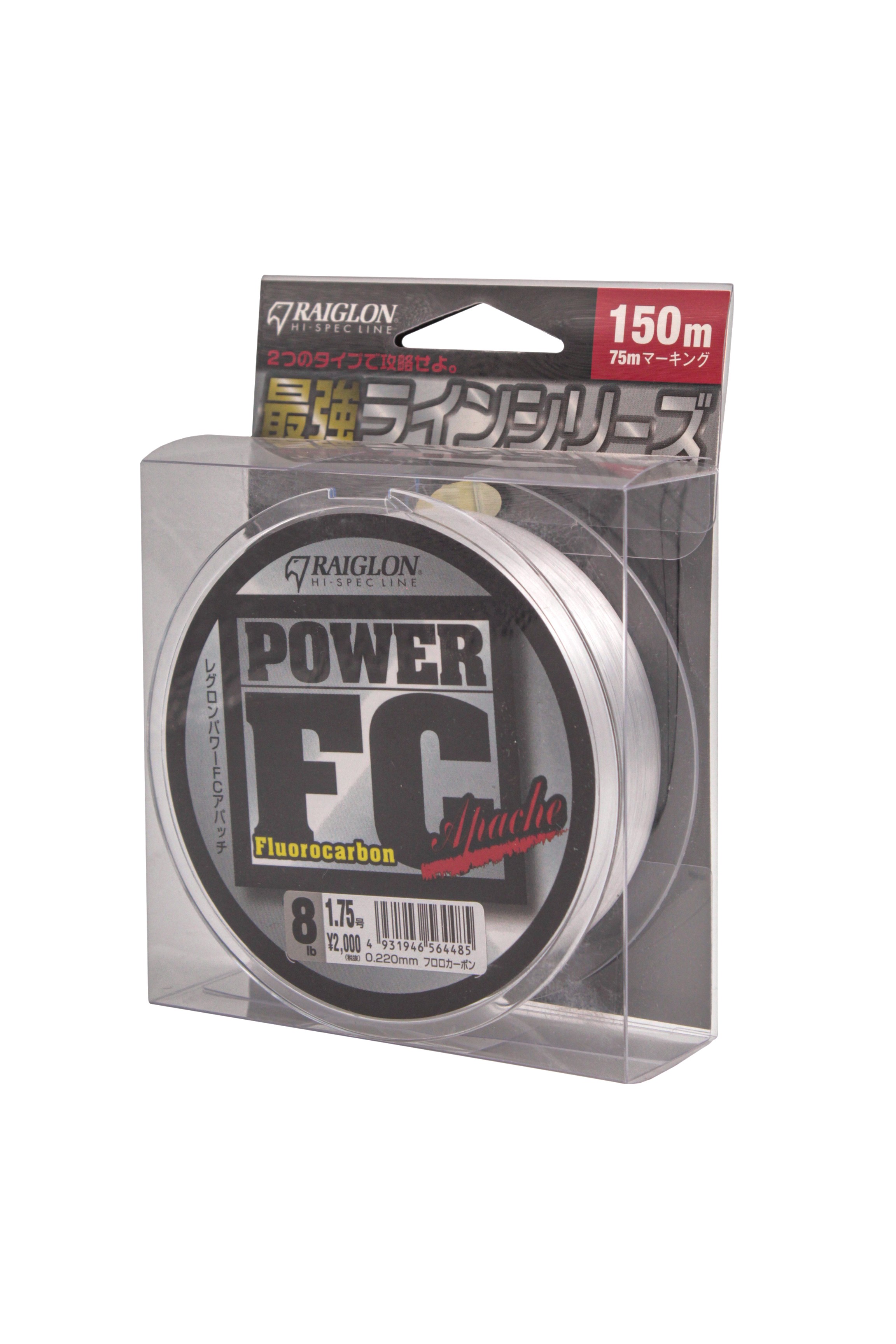 Леска Raiglon Power FC fluorocarbon natural clear 150м 1,75/0,220мм - фото 1